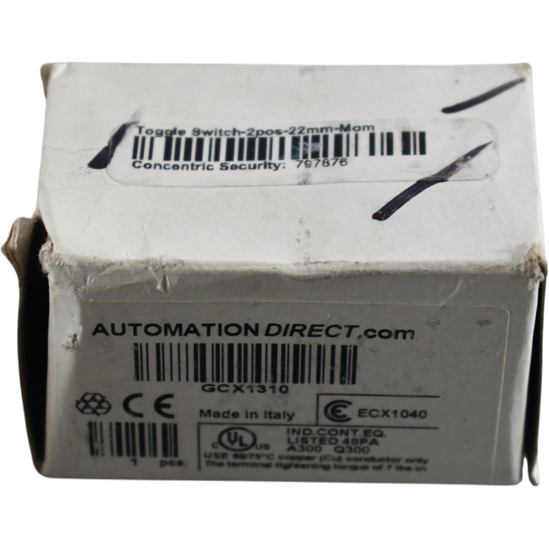 NEW Automation Direct GCX1310 Selector Switch 22mm 2-Position Spring Return