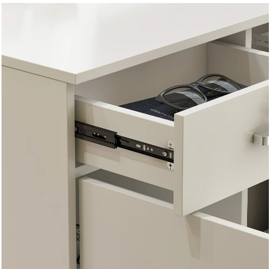 Desk Reception Office Counter Drawer Table Shelf Lockable Modern Checkout Front