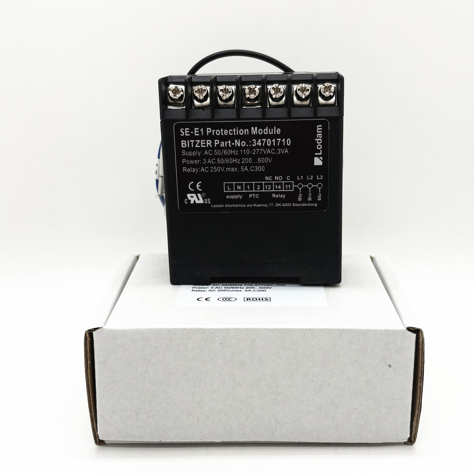 1pcs BITZER Compressor Protection Module Lodam SE-E1 34701710 Part-no.34701710