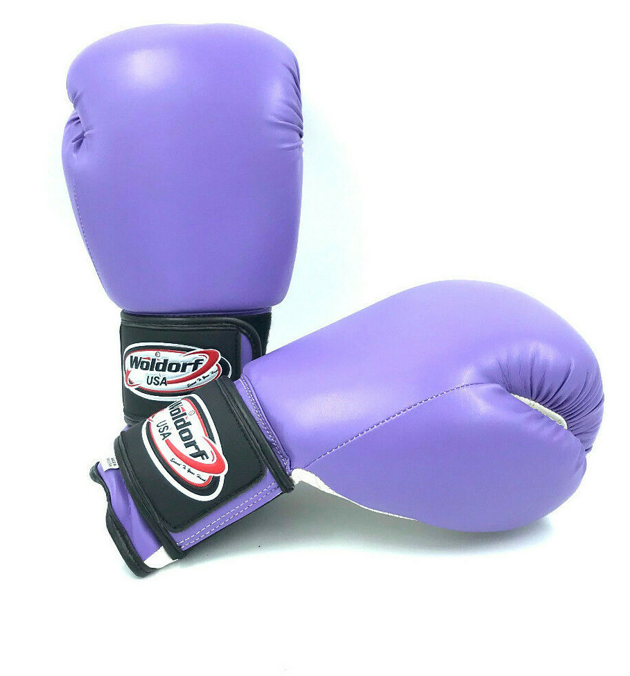 Lavender Boxing Gloves Vinyl Men's Training Sparring MMA Muay Thai Bag Gloves