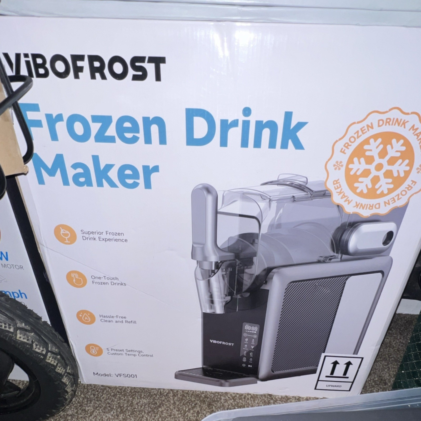 VIBOFROST Frozen Drink Maker VFS001 Single Bowl Commercial Beverage Machine