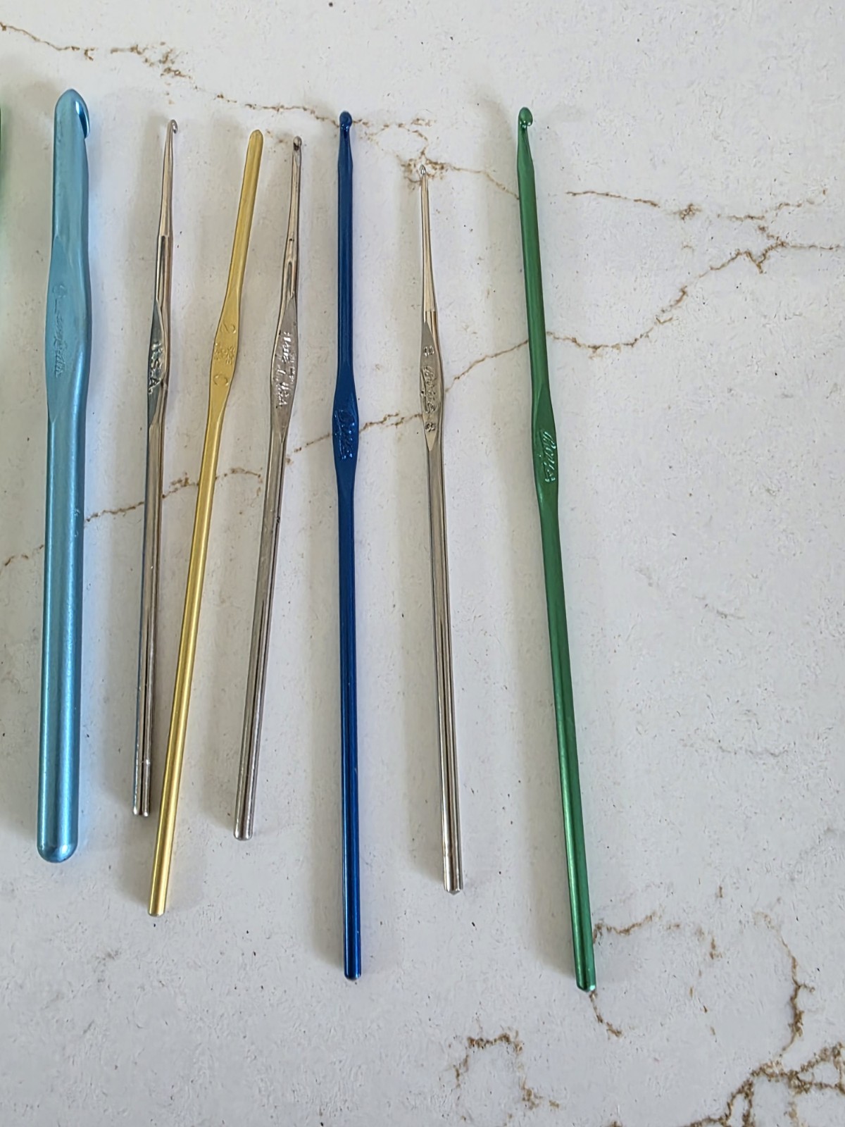 Susan Bate & Boye Crochet Hooks Various Years/colors