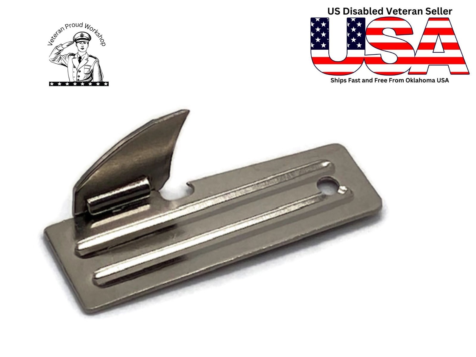 Original US Military Issue Stainless Steel P51 Can Opener  USA Made