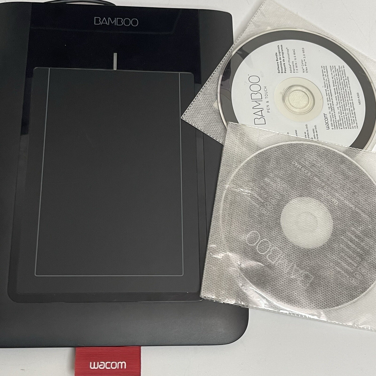 Wacom CTL-460 Bamboo Pen And Touch Graphics Tablet (Tablet Only)