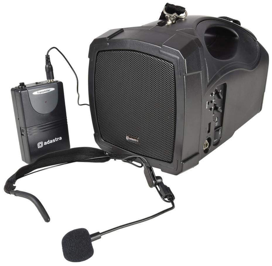 25W Portable Pa USB / FM / BT System with Microphone Collar, 952.412UK H25B