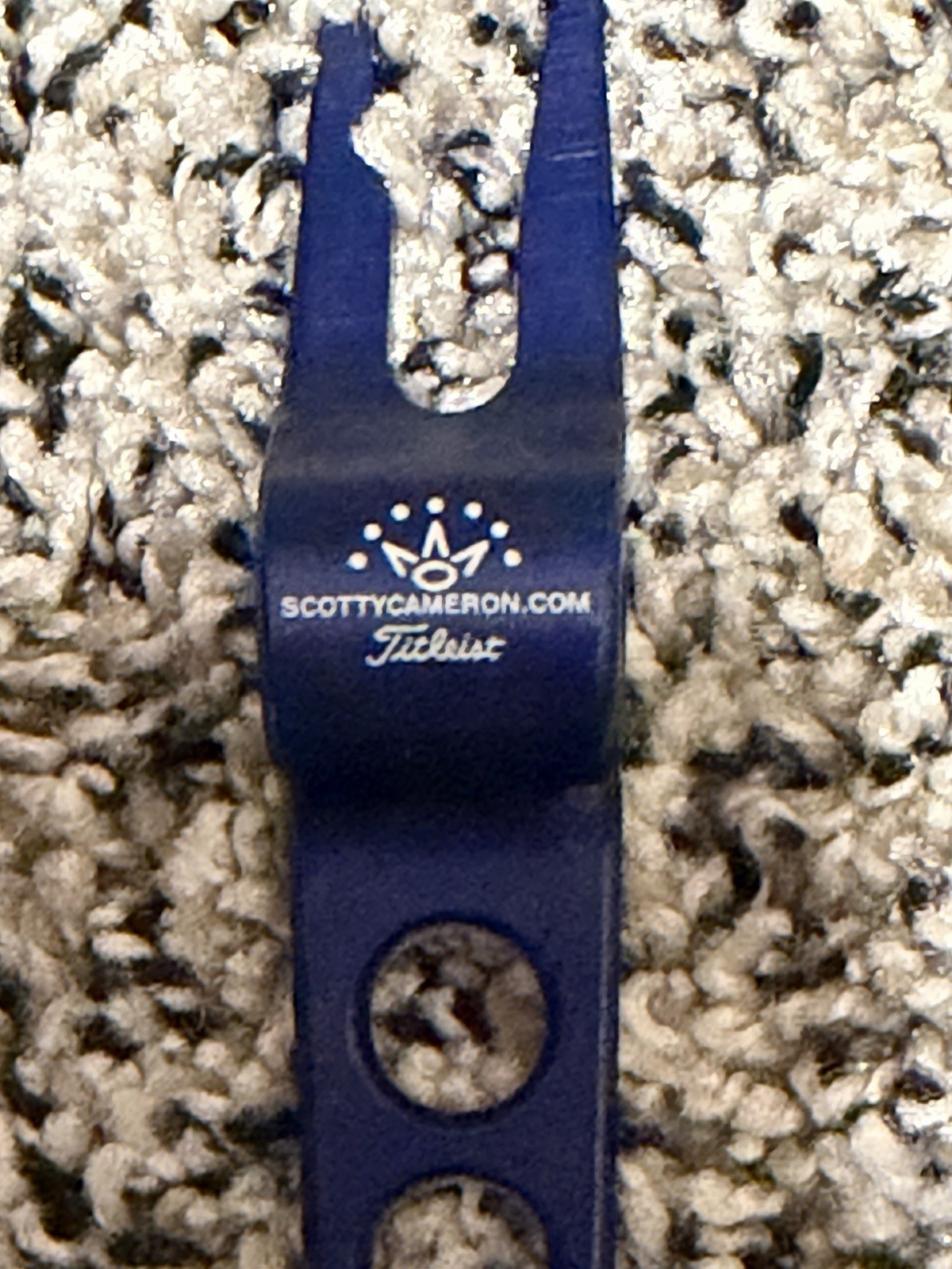 Scotty Cameron Blue Titleist Divot Pivot Repair Tool