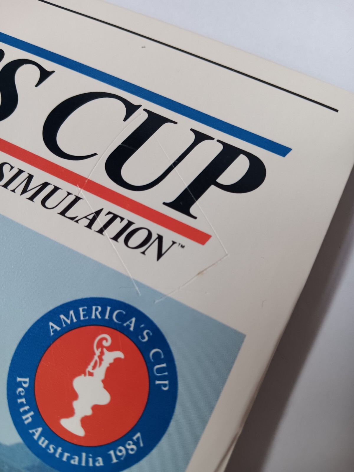 Commodore 64 The Official Americas Cup Sailing Simulation Software Tested/Works
