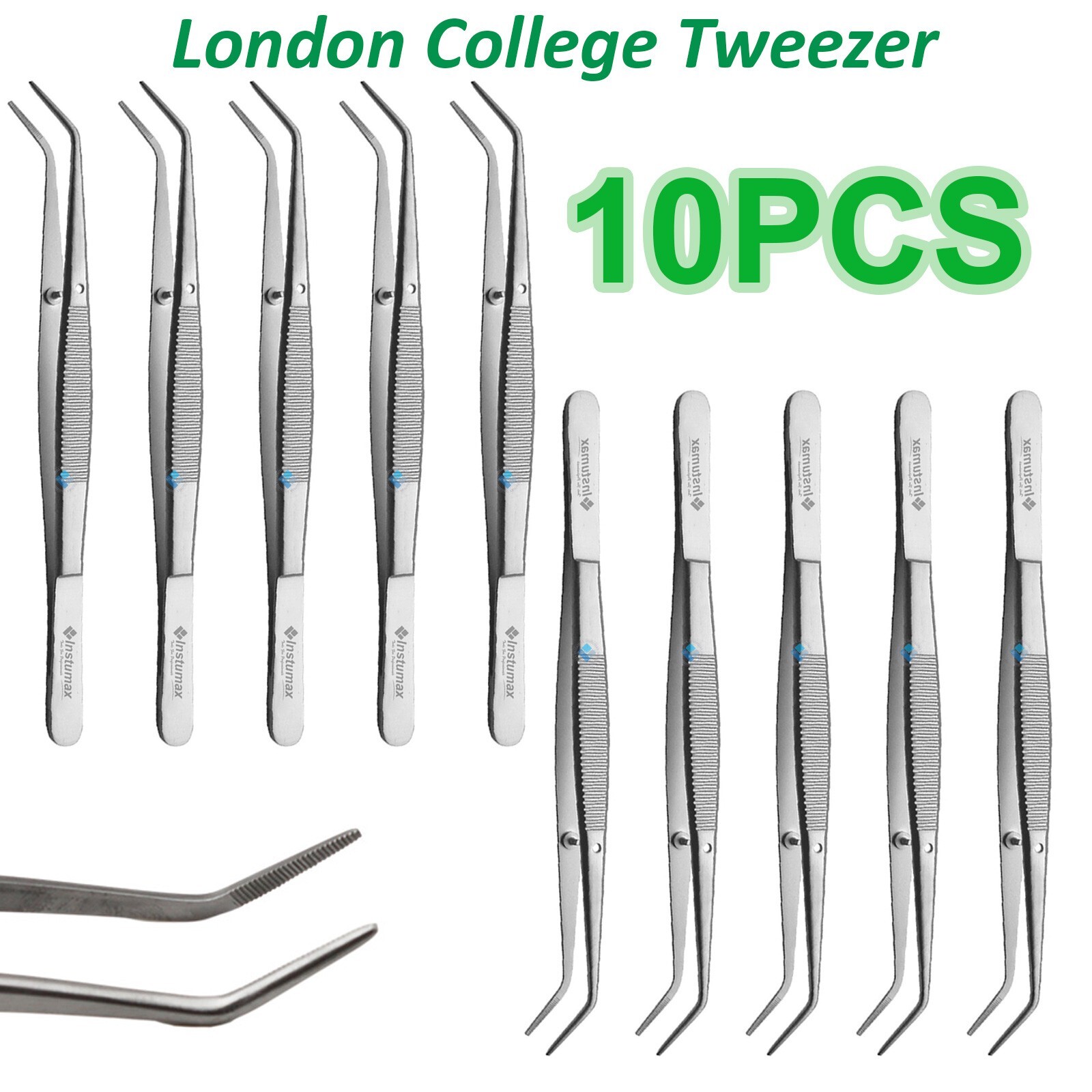 10 College Cotton Dressing Plier 6" Dental Instruments Premium Stainless Steel