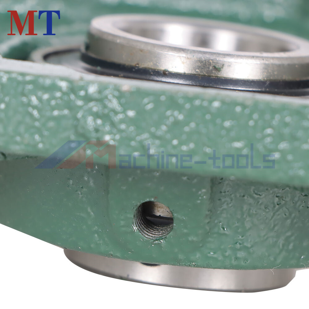2 Pack UCF205-16 Solid Base Pillow Block Flange Mounted Bearing 1" Bore 4 Bolt