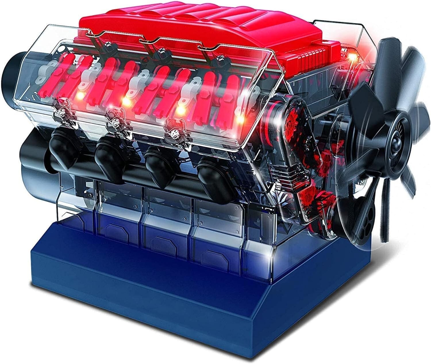 PLAYZ V8 COMBUSTION ENGINE WORKING MODEL 270 STEEM PARTS