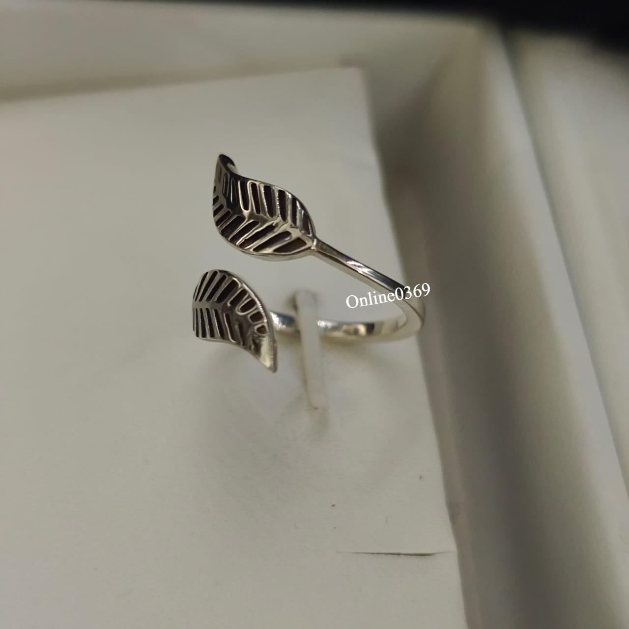 Thanksgiving Gift For Wife Solid Metal Adjustable Leaf Enamel Toe Ring 925 SS
