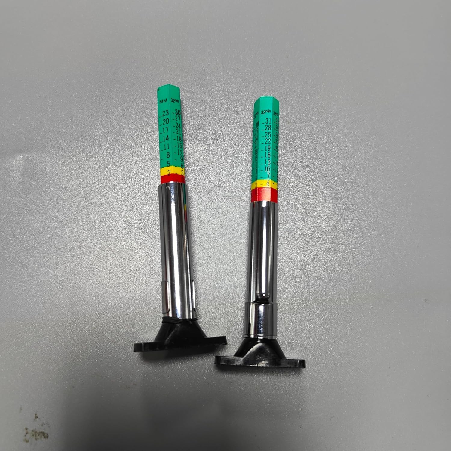 GODESON Tire Tread Depth Gauge,Two-Sided Smart Color Coded Depth...