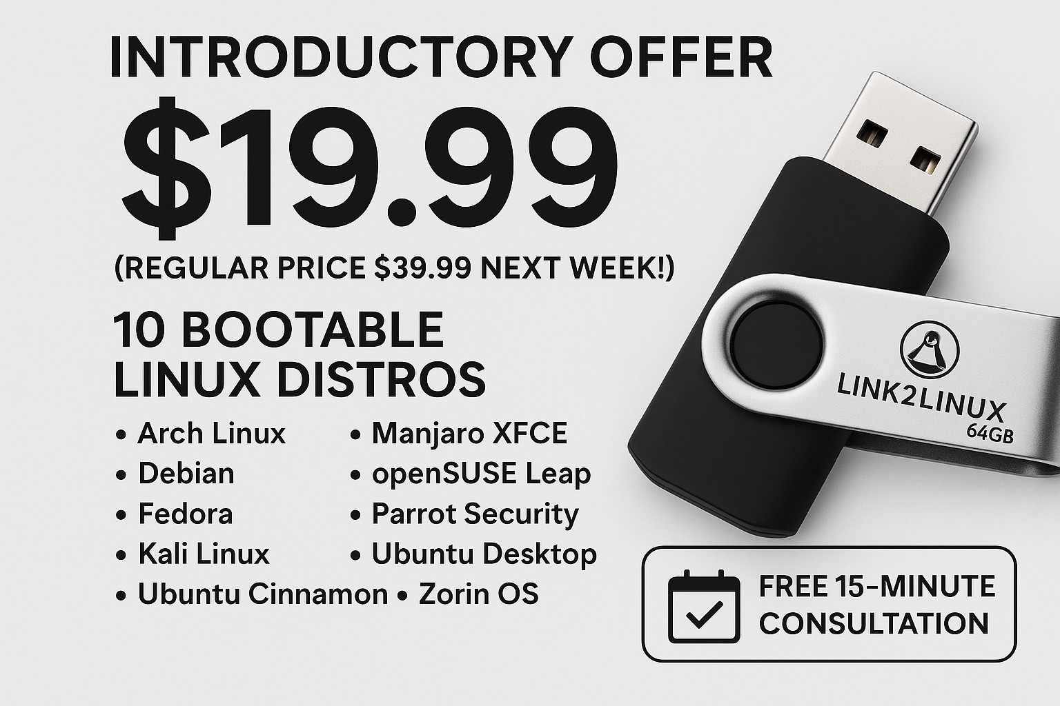 Linux Top 10 USB 3.0 Bootable Distros--Arch, Ubuntu, Kali, Fedora, Debian,Parrot