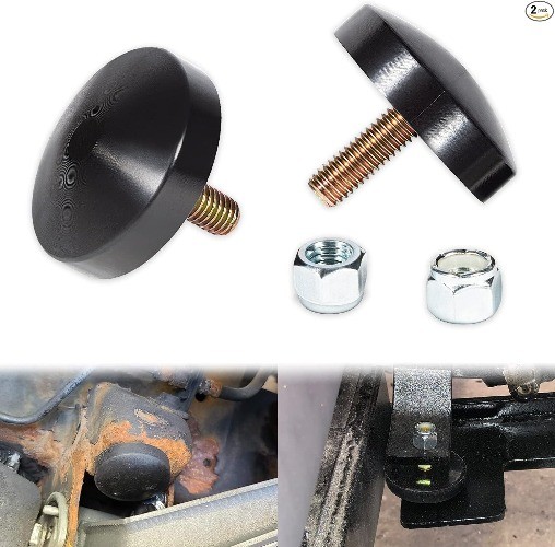 Low Profile Bump Stop for cars, trucks and SUVs, Black - 2PCS