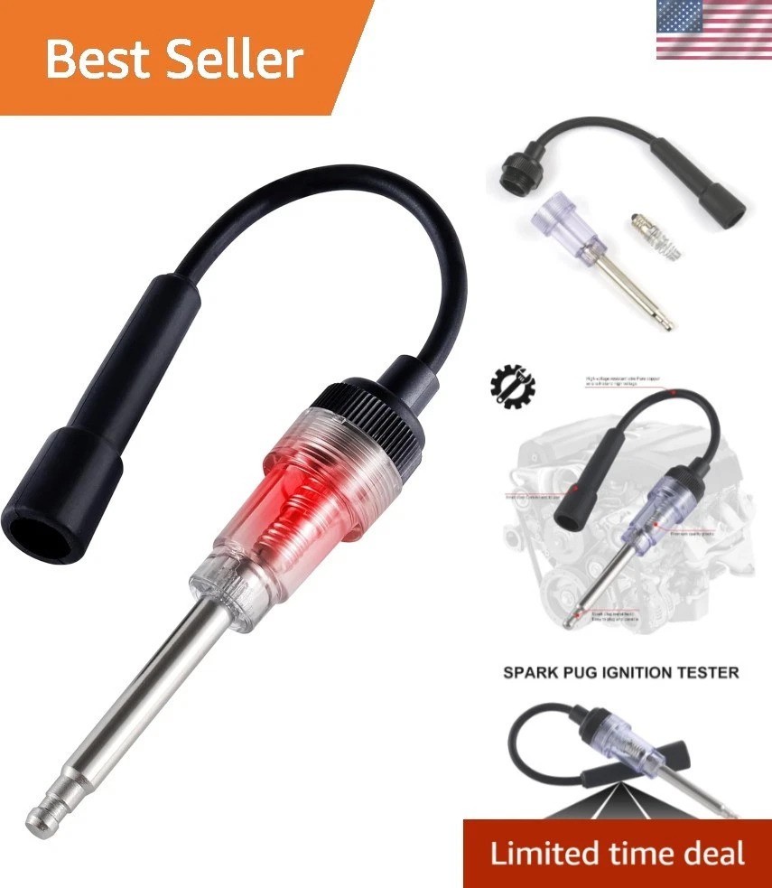 High-Temperature Resistant Spark Plug Tester - Reliable Engine Verification Tool