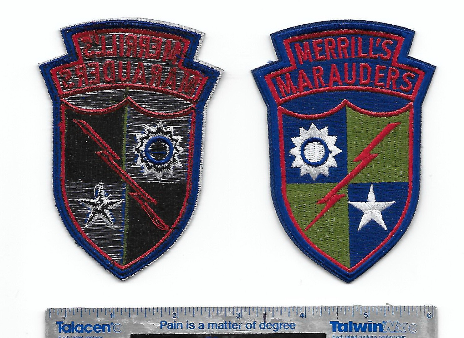 #003 US ARMY MERRILL'S MARAUDERS PATCH TYPE 1