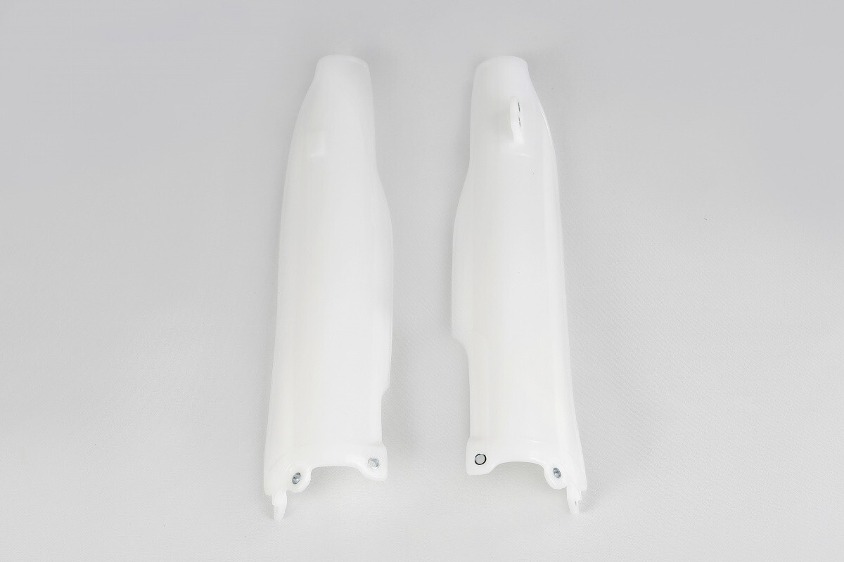 Ufo Neutral Front Fork Slider Guards Protectors Kawasaki KLX450, KX250/450 06-08
