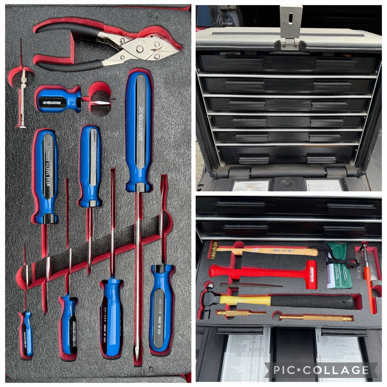Rare Danaher Armstrong Allen USA Military Small Arms Repair Tool Kit NOS SARK