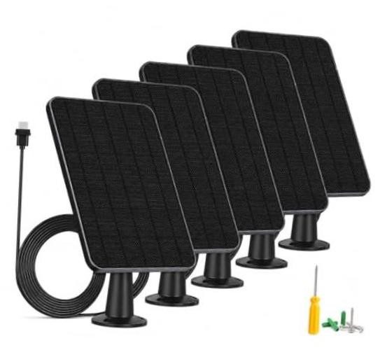 5W Solar Panel Compatible with Blink Outdoor 4(4th Gen)/2K+ Camera, Solar