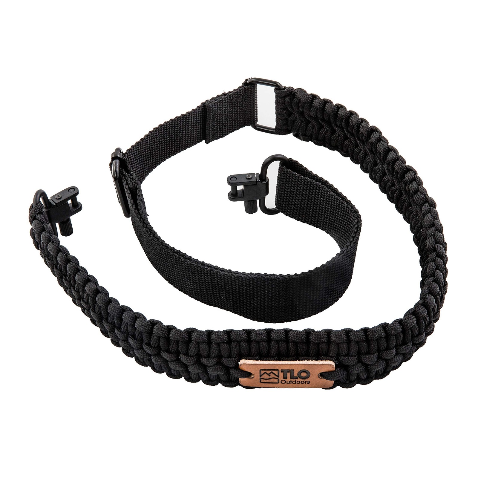 Paracord Gun Sling - Tactical 2-Point Rifle Sling, Extra Wide, Adjustable Str...