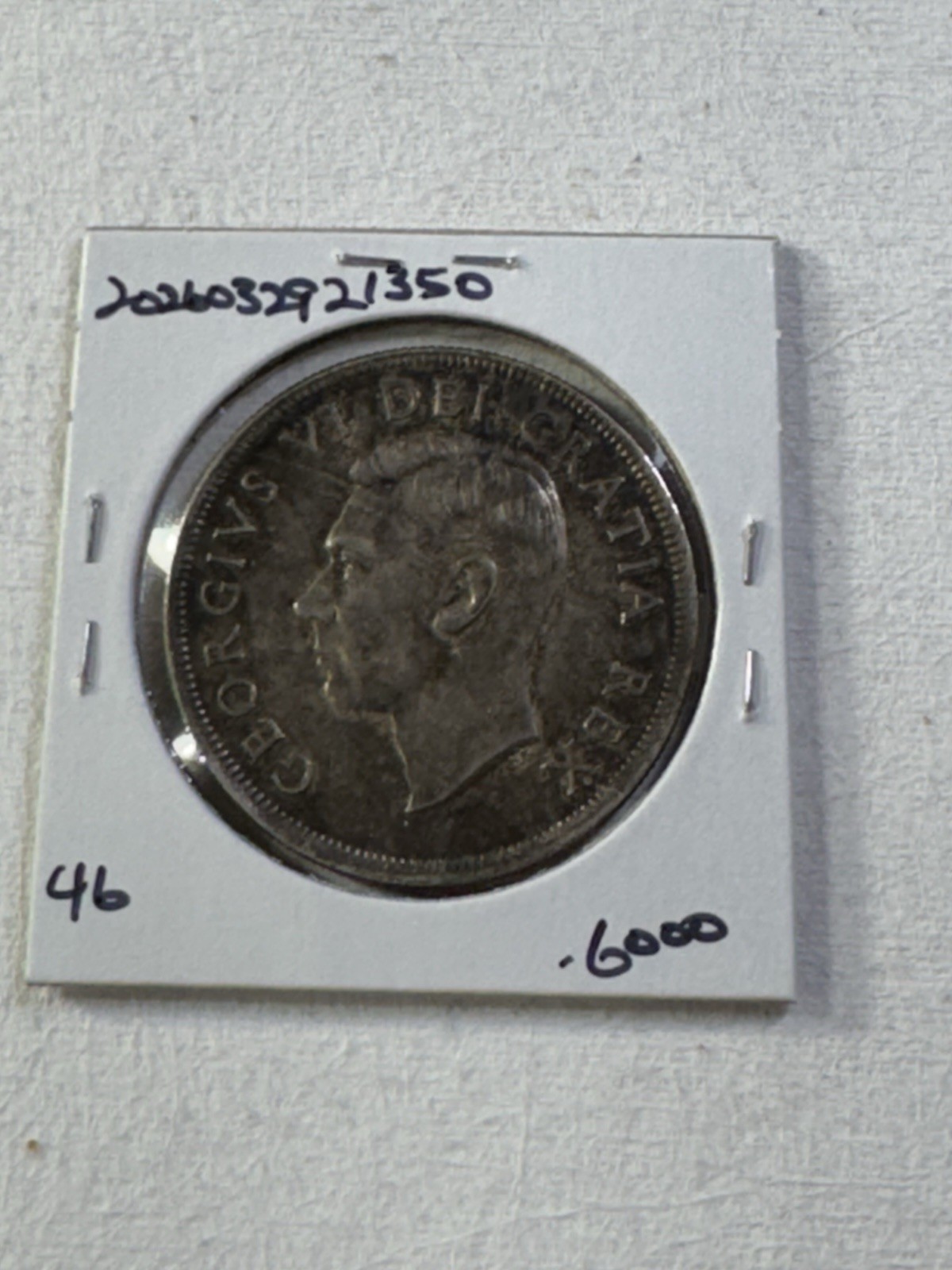 1950 Canada $1 Silver Coin Cleaned Low Mintage