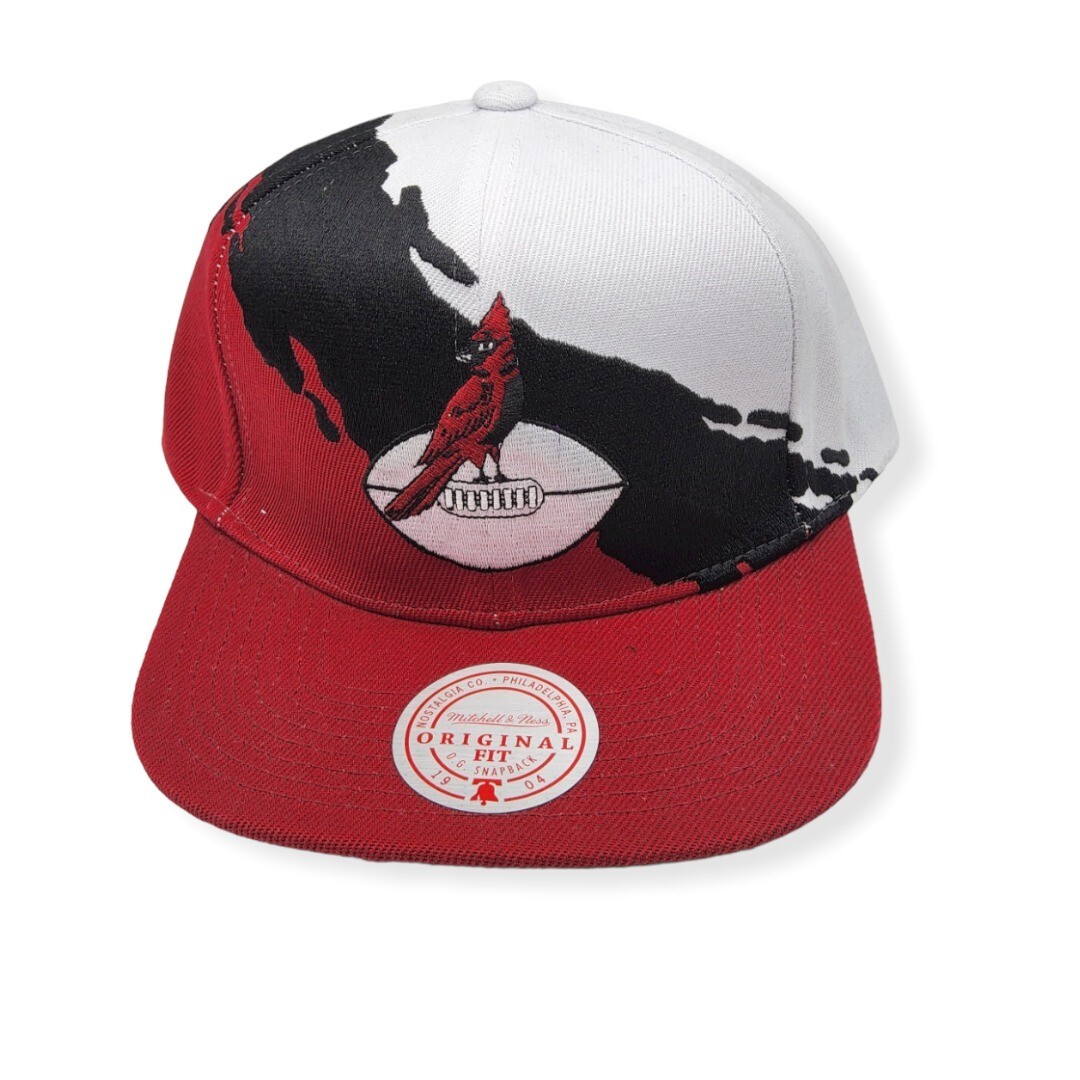 Mitchell & Ness Arizona Cardinals Paintbrush Adjustable Snapback Hat Cap