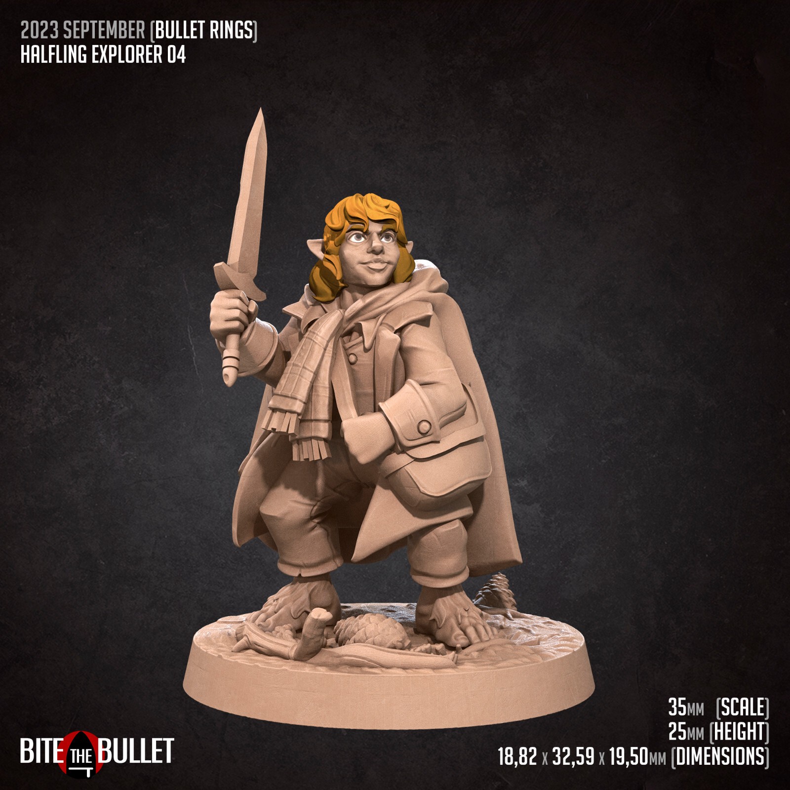 Halfing Fighter D - Bite the Bullet - Dungeons and Dragons