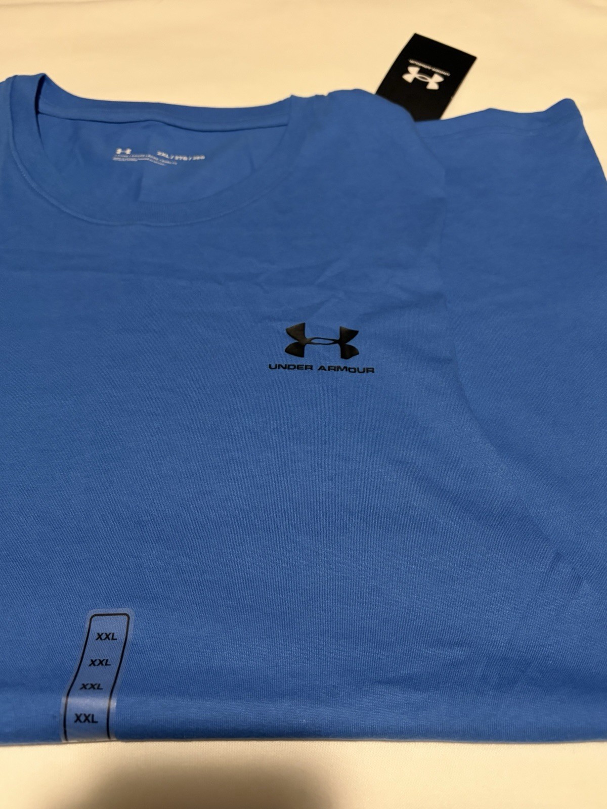 Under Armour Men's XL  Blue UA Left Chest Cut-Off Tank Top NWT