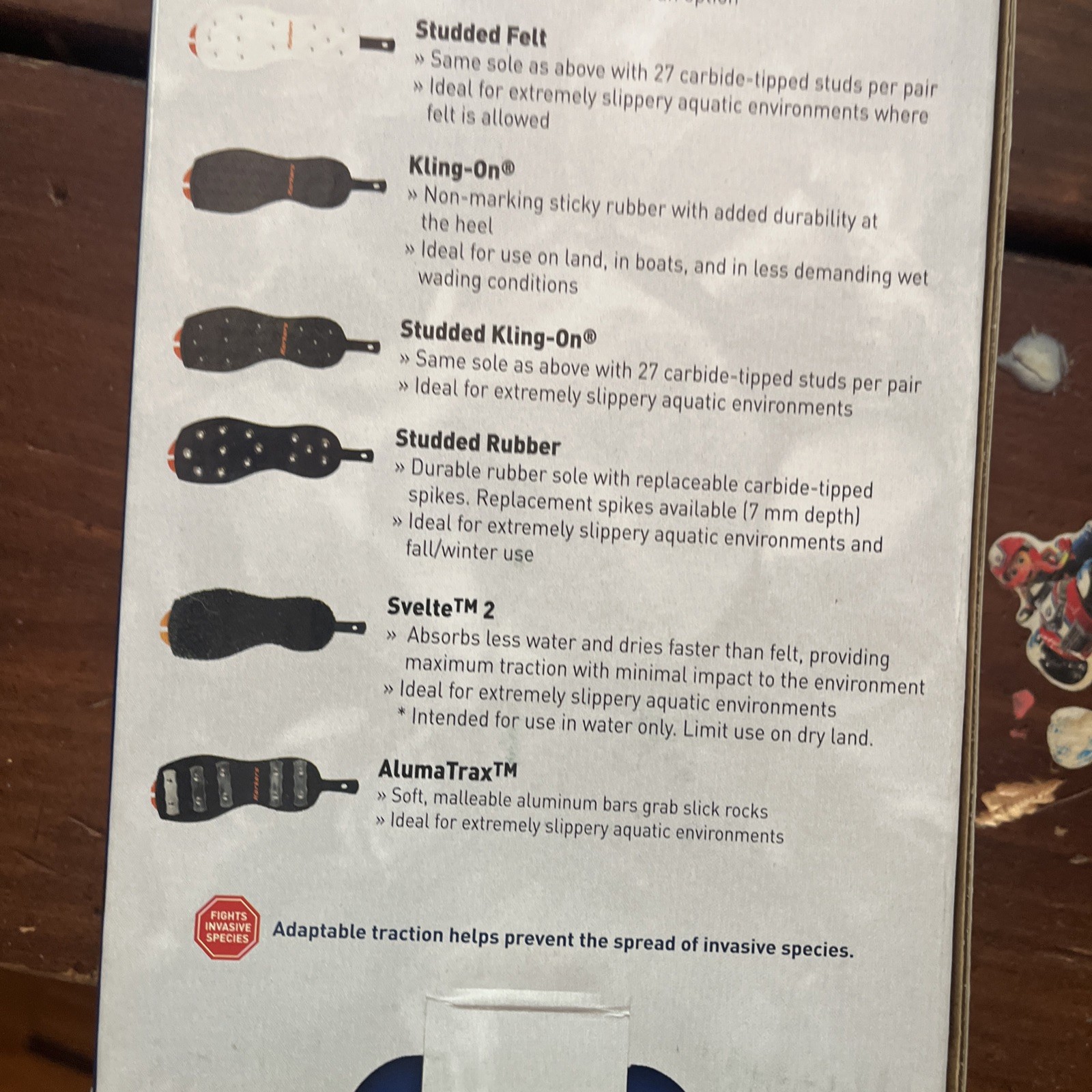Korkers OmniTrax Interchangeable Sole System Adaptable Traction