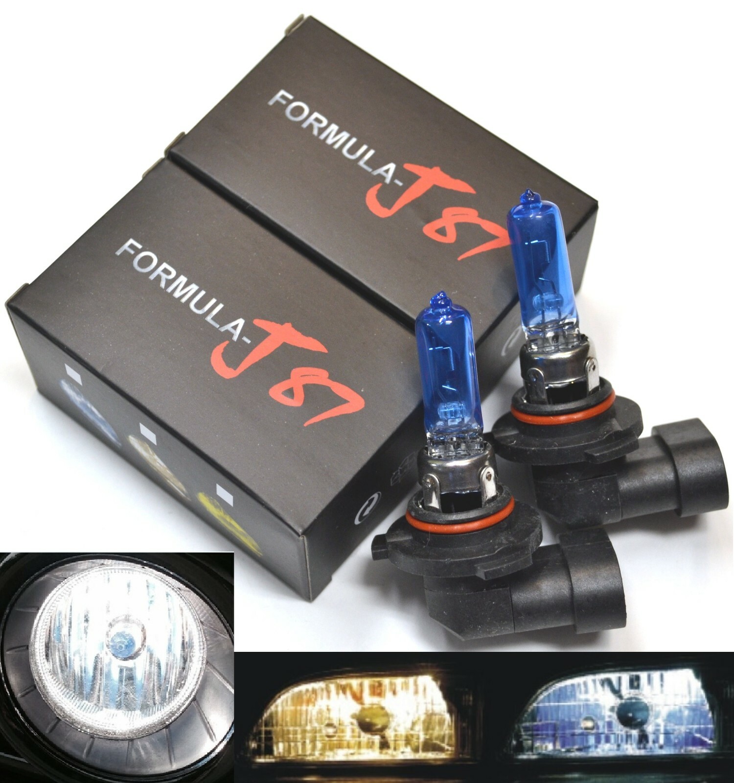 Halogen 9005 HB3 65W 5000K White Two Bulbs Headlight DRL Daytime Replace Stock