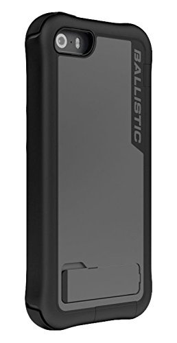 GENUINE Ballistic iPhone 5 5S SE Every1 Tough Stand Case Cover | Black/Grey
