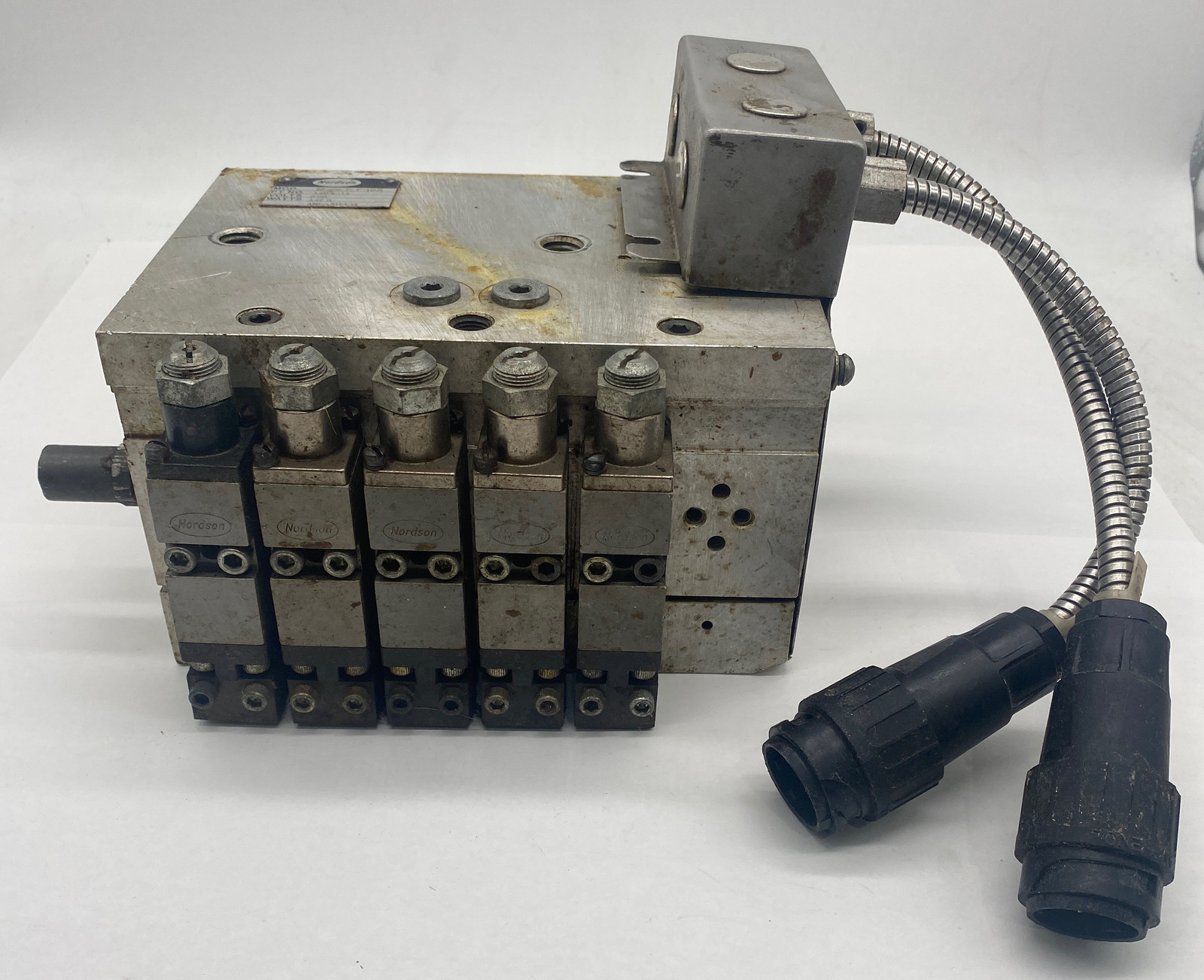 Nordson 148423A Hot Melt Applicator Head, 5-Valves Model CF206-P-F-HAM