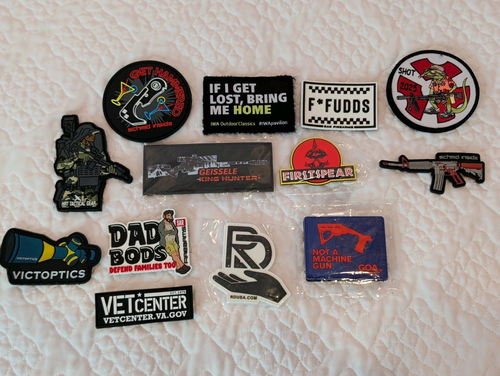 GOA Geissele First Spear Patch Patches #1 (Lot of 12) SHOT SHOW 2026