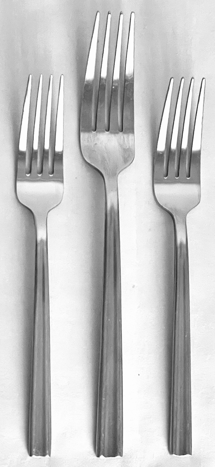 Oneida PORTER Stainless 1 Dinner Fork & 2 Salad Forks
