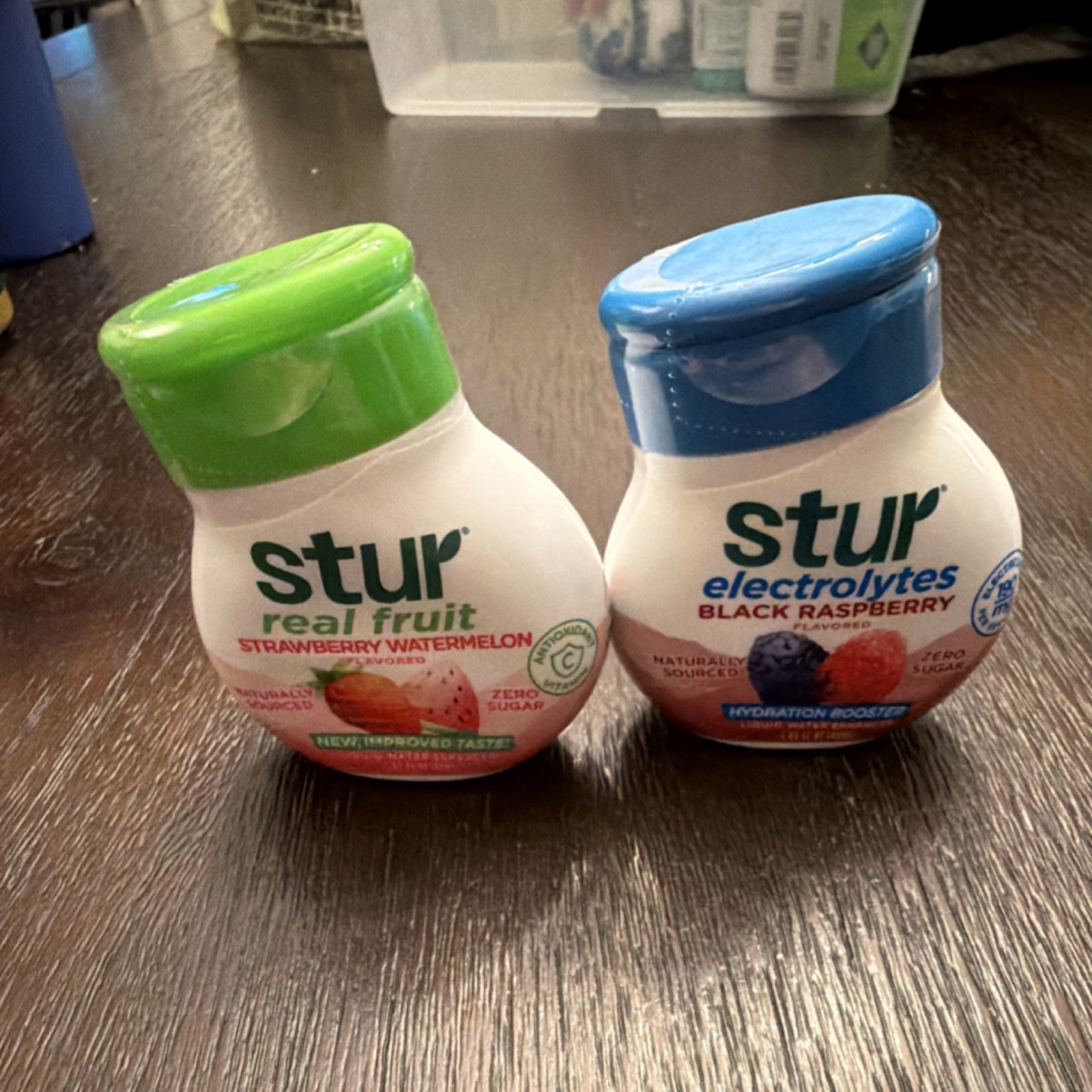 Stur Liquid Water Enhancer Electrolytes Strawberry Watermelon Black Raspberry 1…