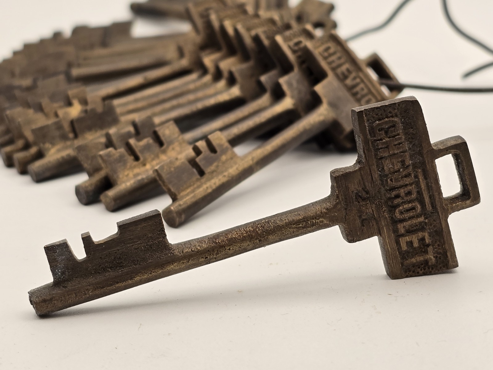 Antique Chevrolet Skeleton Key Numbered