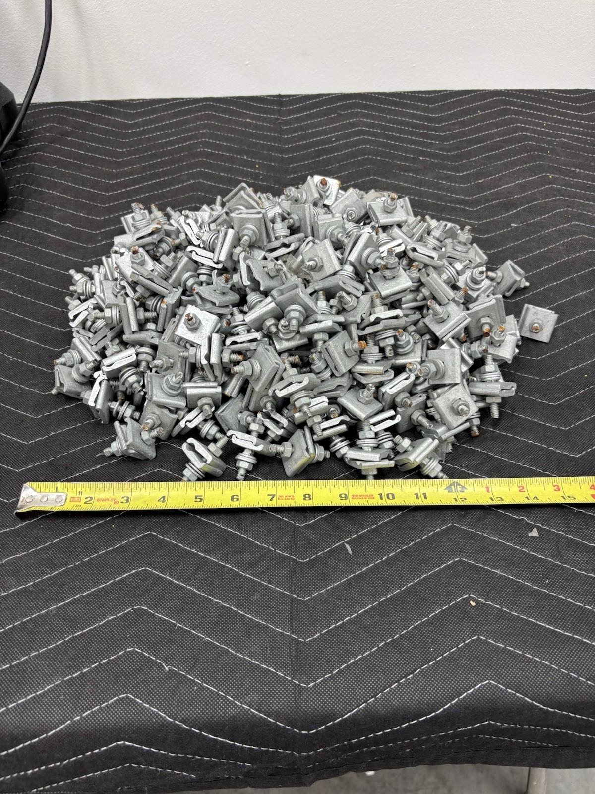 Qty 37 - Diamond #26-09015, "D" Cable Lashing Wire Clamp, “Bug Nut”