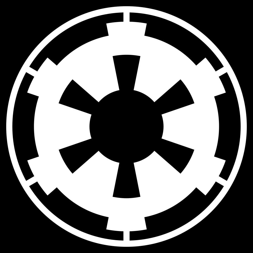 Galactic Empire Imperial Crest Bendu Logo Decal Sticker Darth Vader Palpatine