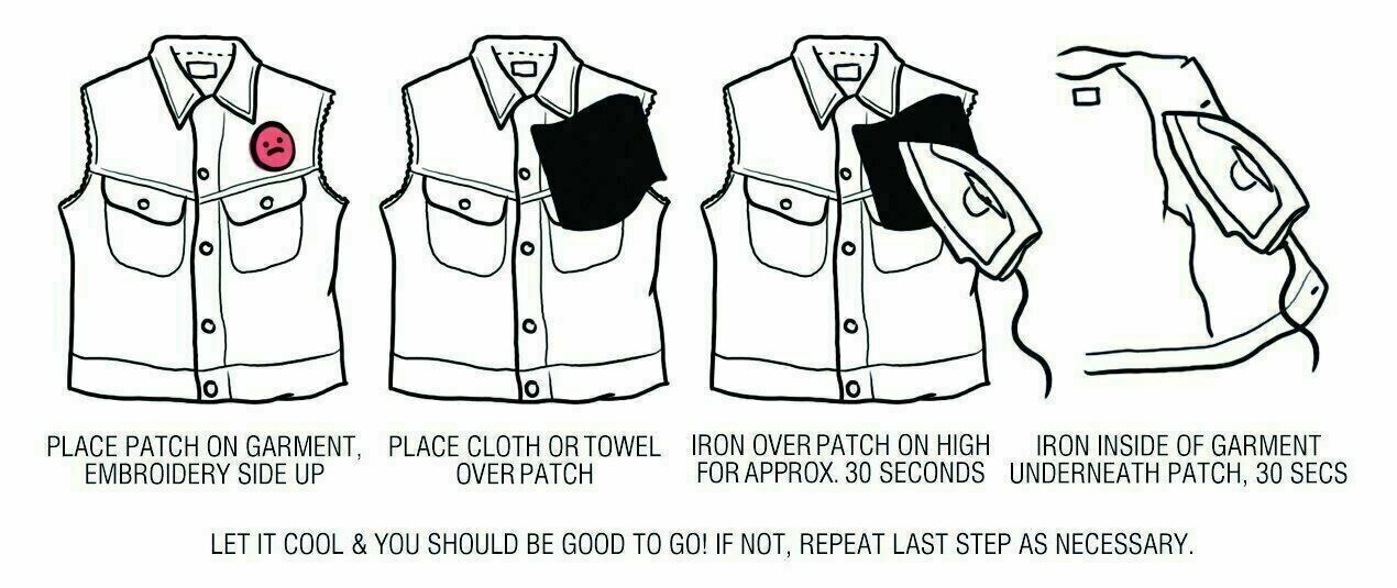 Riverdale South Side 3 pc Jacket Size (10") Embroidered Patch -new