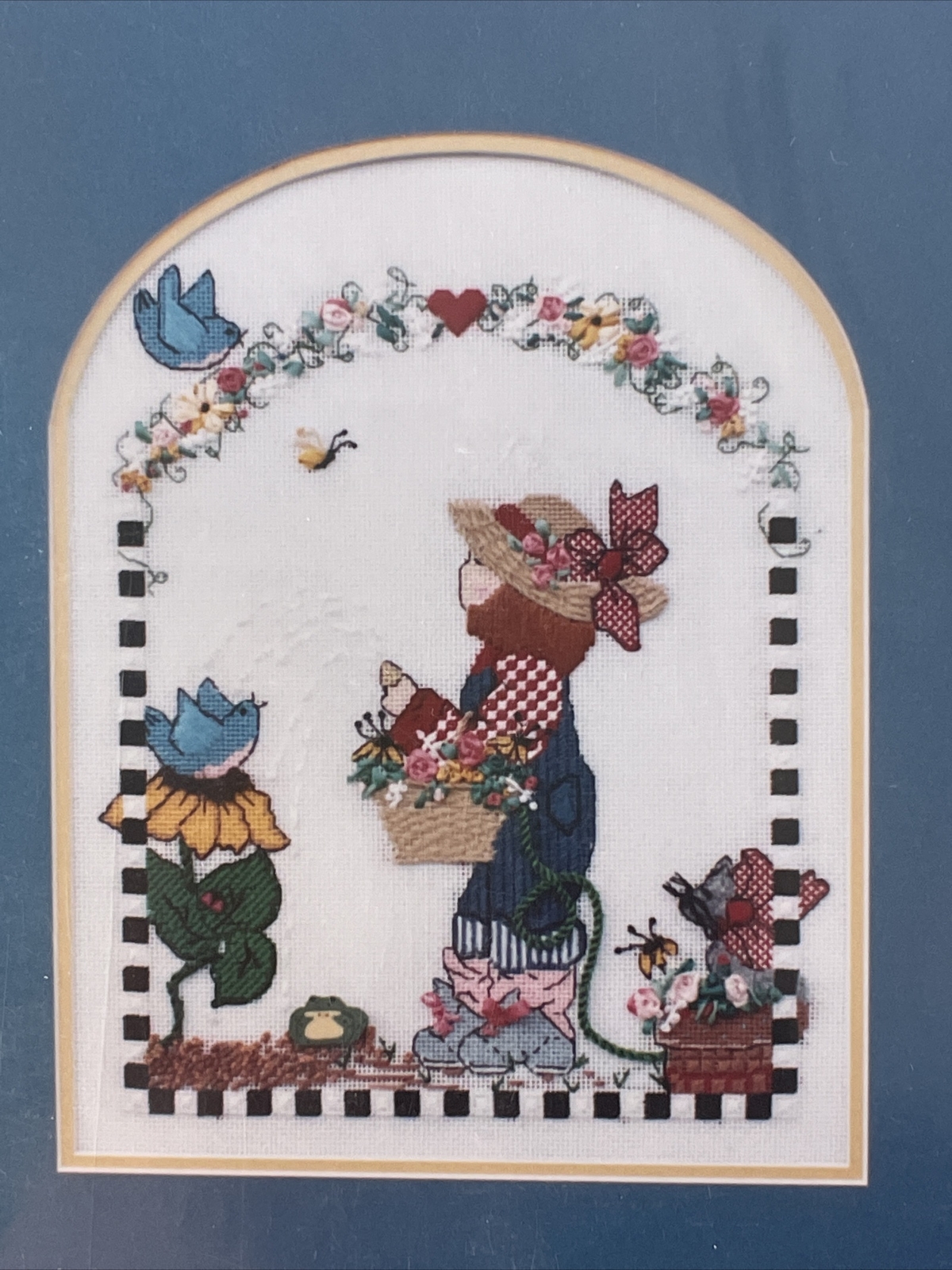 Bathing Birdie by Cheryl Schaeffer Rainbow Gallery Embroidery Pattern BABC