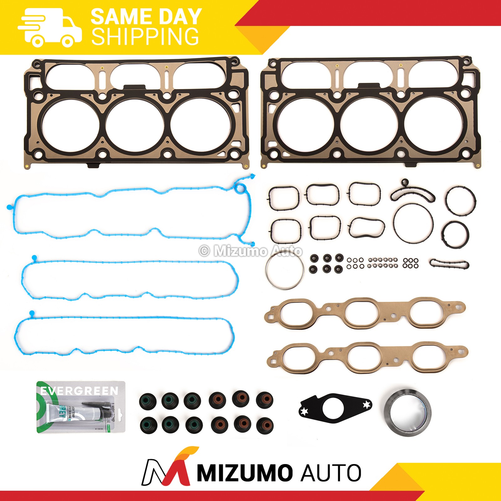 Head Gasket Set Fit 14-19 GMC Chevrolet Silverado Sierra 1500 4.3L VIN H