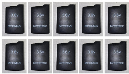 Lot Of 10 3.6V 1800MAH Rechargeable Battery For Sony PSP-110 PSP-1001 1000 PSP