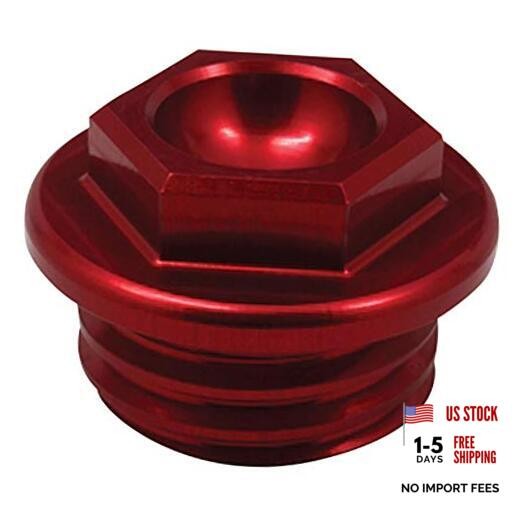 Works Connection Oil Filler Plug Red 24-001 (RED)