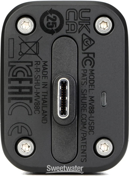 Shure MV88 USB-C Stereo Condenser Microphone
