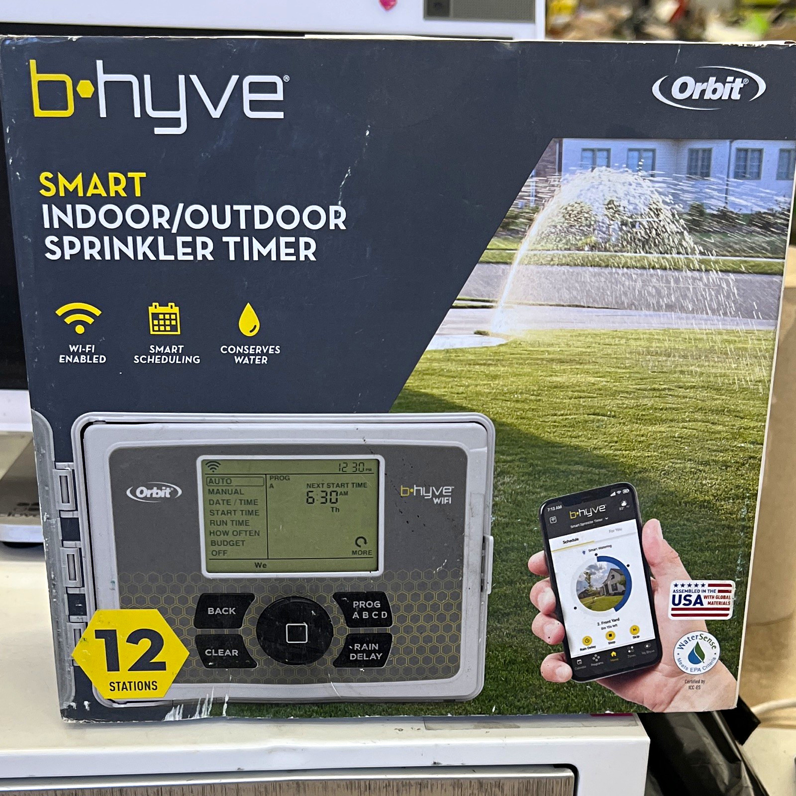 Orbit b-hyve WiFi Smart Indoor/Outdoor Sprinkler Controller 12-Zone 57950