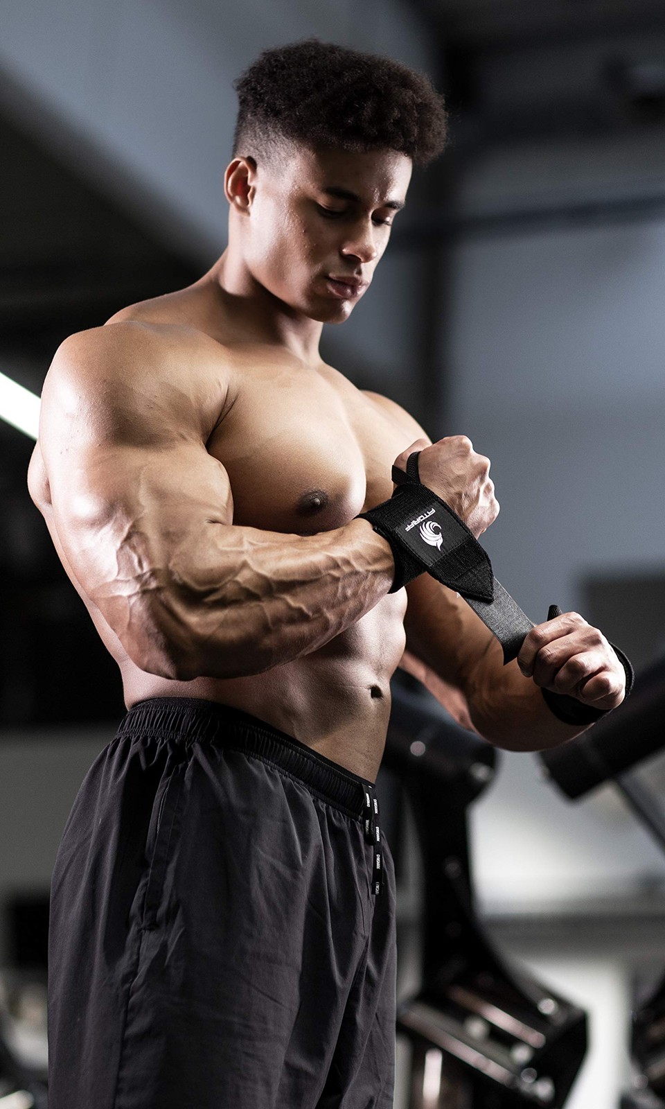 ® Lifting Straps & Wrist Wraps (Bundle) Superior Support for Weightlifting & ...