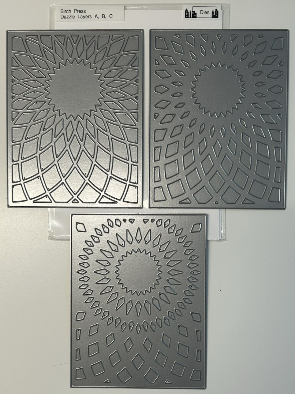 Birch Press Design DAZZLE Layer 3-piece Die Set - Free Shipping