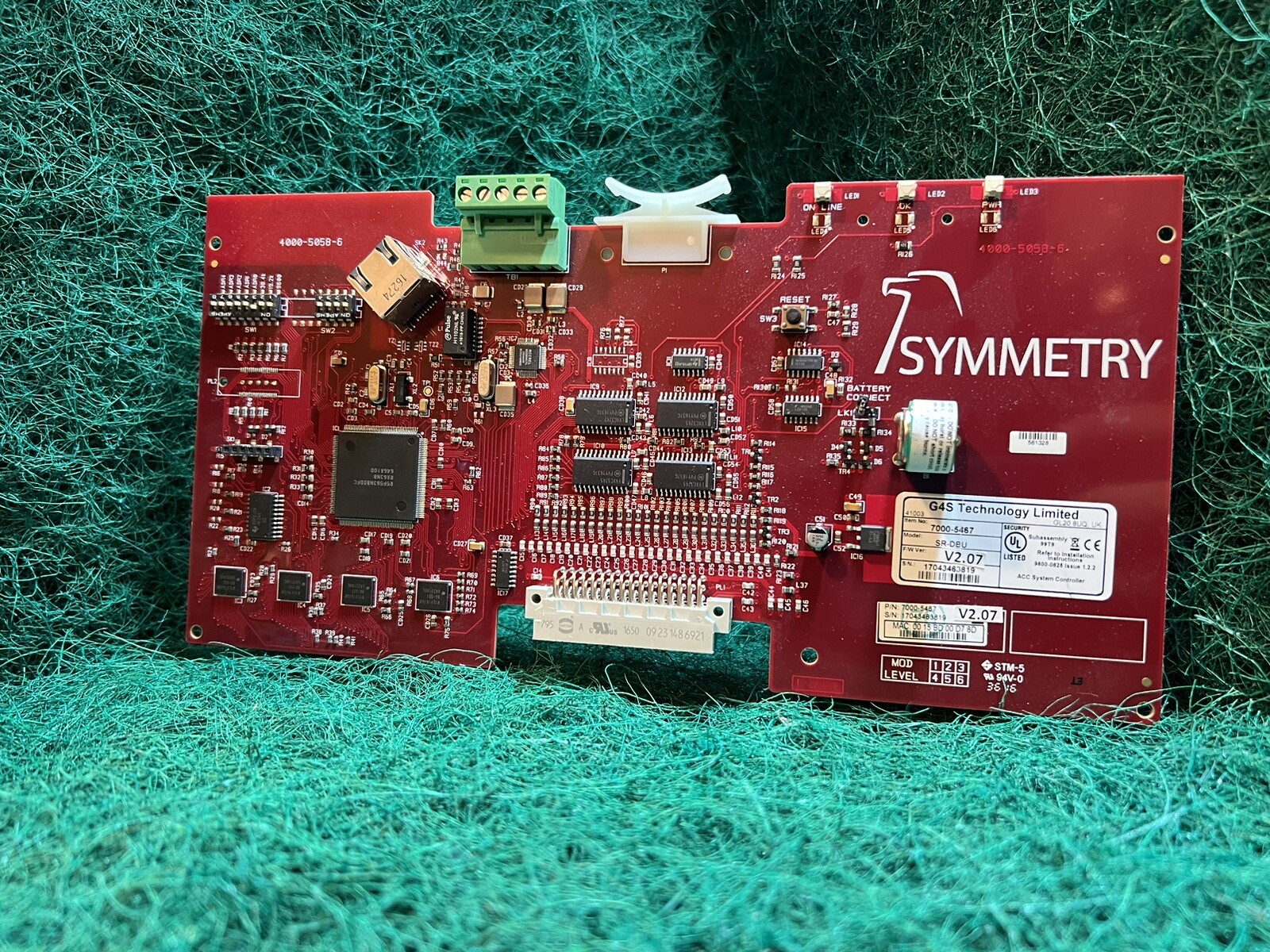 G4S Technology 7000-5467 Symmetry SR-DBU DATABASE CONTROLLER