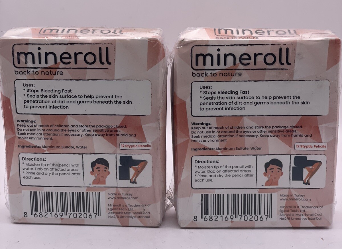 Mineroll 12 Stypic Pencils 3.88oz