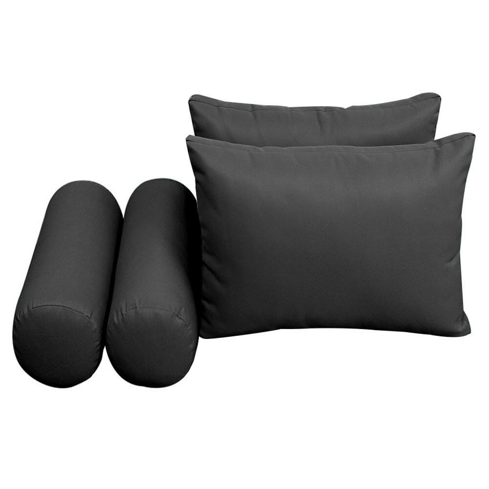 |SLIPCOVER ONLY| S2 Outdoor Bolster Backrest Pillow Covers Knife Edge Full AD003